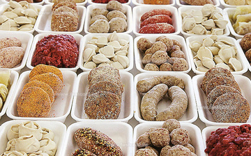 Shock freezing of meat